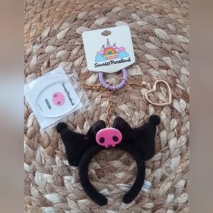 Sanrio Puroland Kuromi Keychain